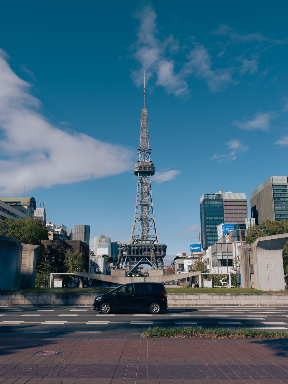 nagoya tower in nagoya city in japan